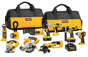 Dewalt Cordless tool set